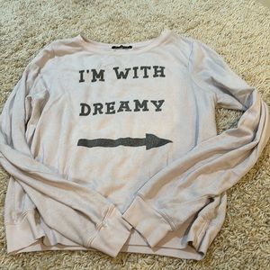 Wildfox light purple medium sweatshirt